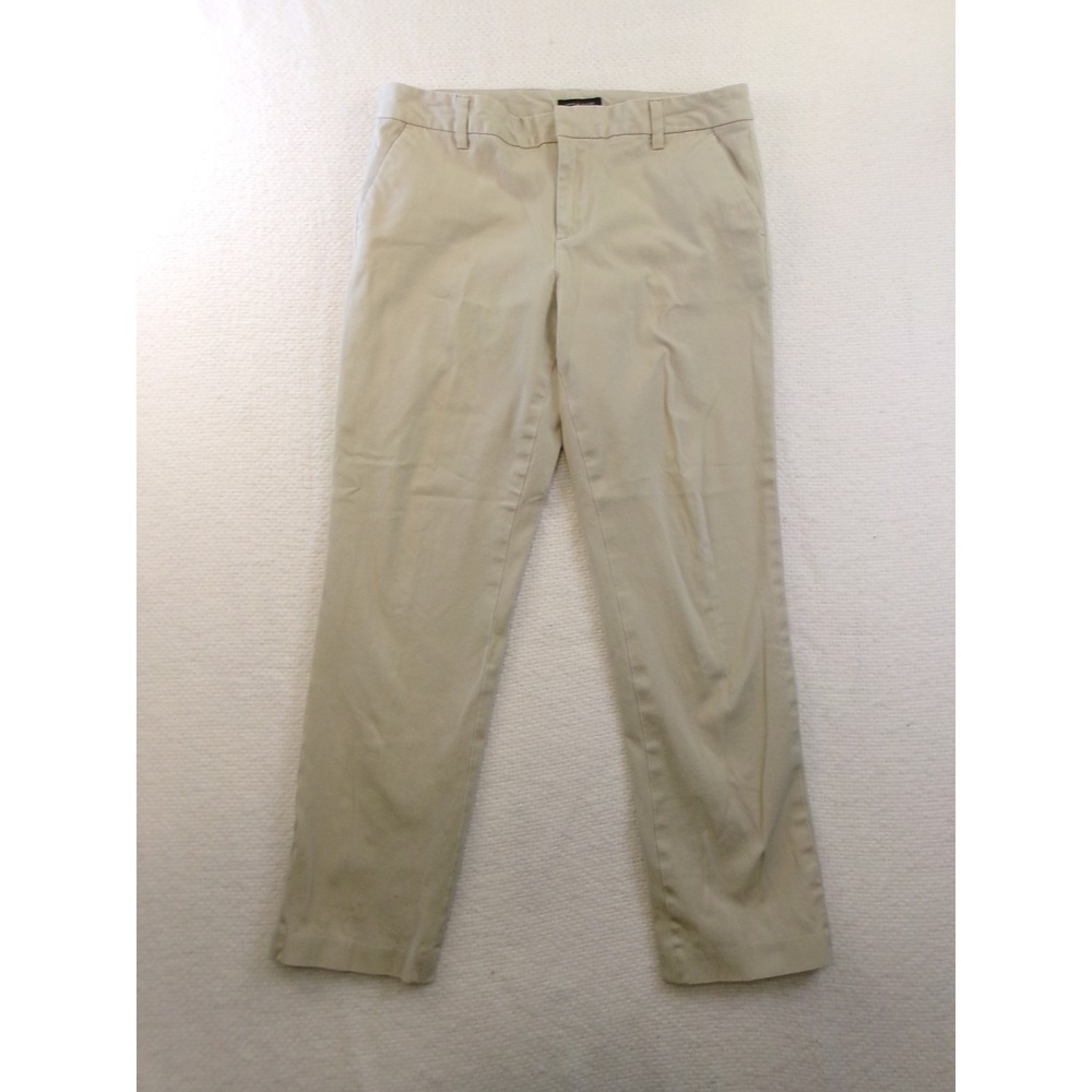 Tommy Hilfiger Madison Stretch Slim Chino Pants Tan Khaki‎ Womens 10 0963328
